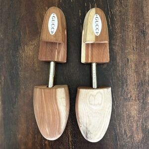 Gucci Cedar Wood Shoe Trees Rochester Shoe Tree Co Made in USA Size Small Pair